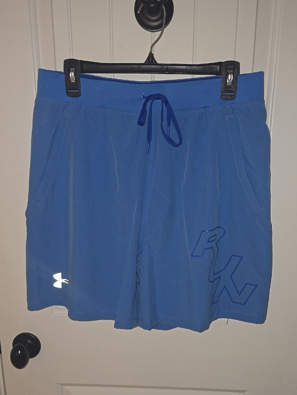 Under Armour Royal Blue Performance Shorts with Drawstring
